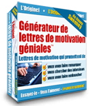 Générateur de lettres de motivation géniales